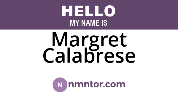 Margret Calabrese