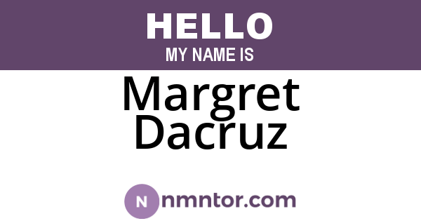 Margret Dacruz