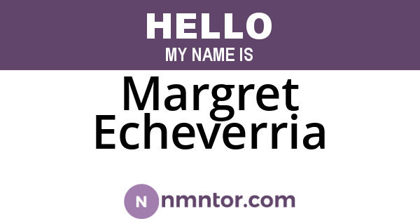 Margret Echeverria