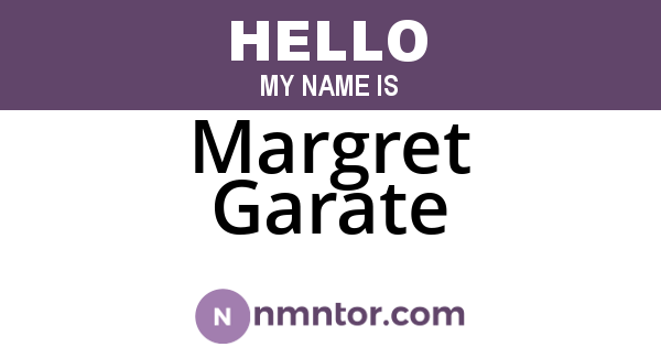 Margret Garate