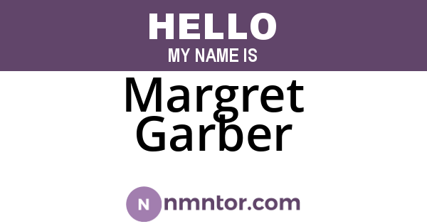 Margret Garber