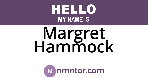 Margret Hammock