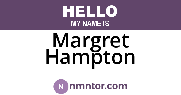 Margret Hampton