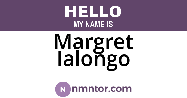 Margret Ialongo