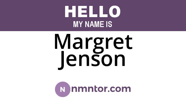 Margret Jenson