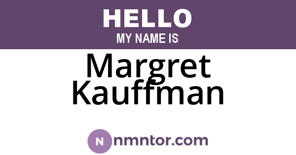 Margret Kauffman
