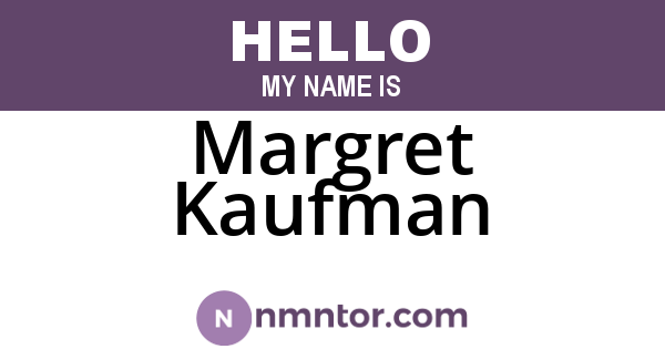 Margret Kaufman