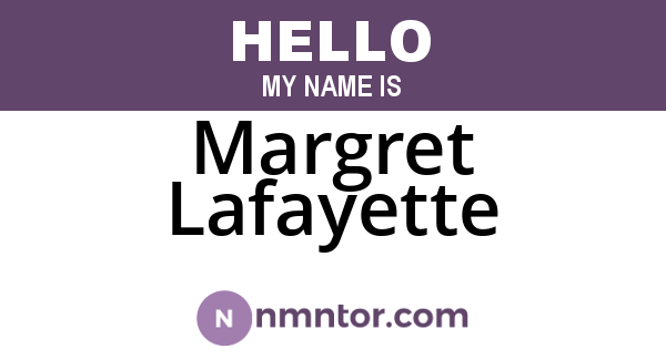 Margret Lafayette