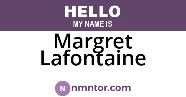 Margret Lafontaine
