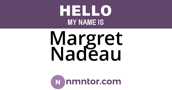Margret Nadeau