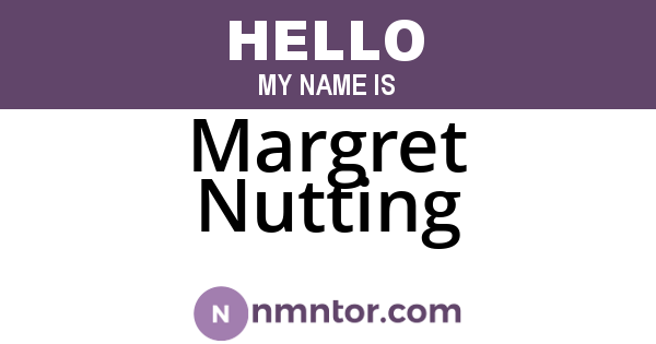 Margret Nutting
