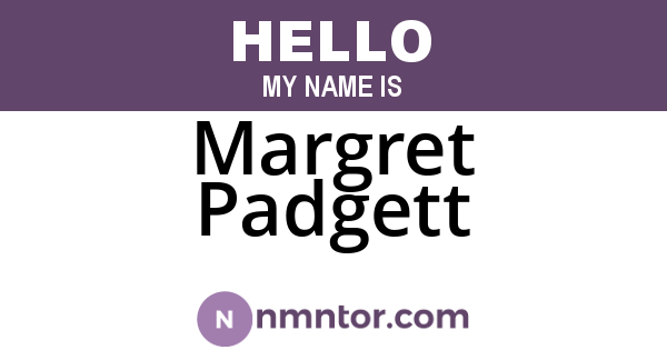 Margret Padgett