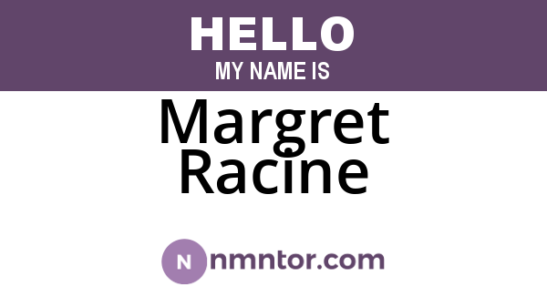 Margret Racine