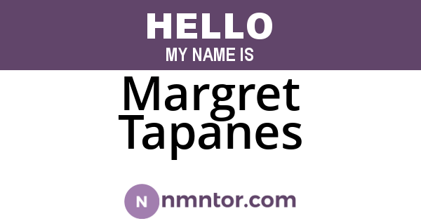 Margret Tapanes