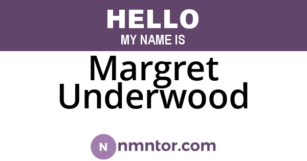 Margret Underwood