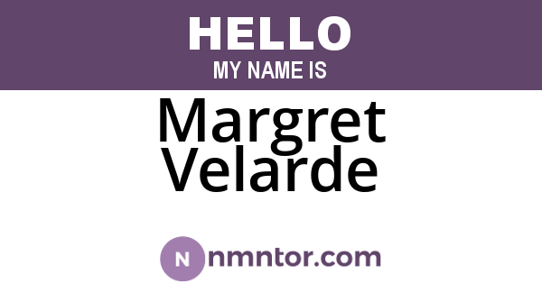 Margret Velarde