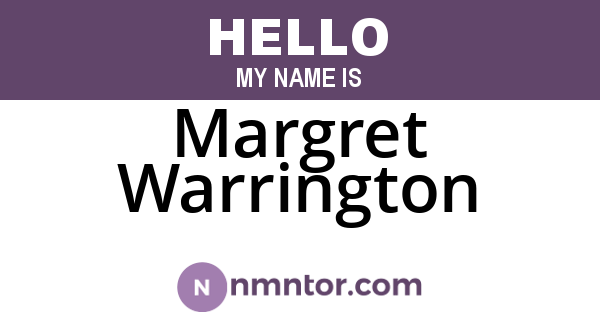 Margret Warrington