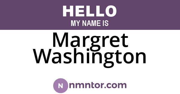 Margret Washington