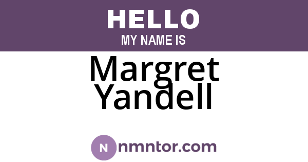 Margret Yandell