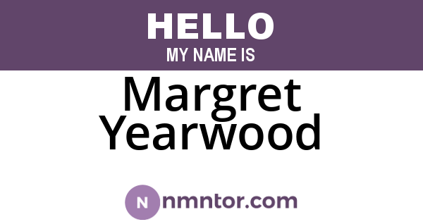 Margret Yearwood