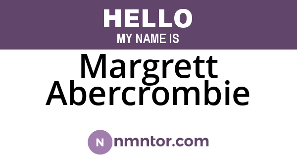 Margrett Abercrombie