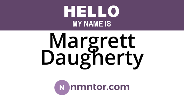 Margrett Daugherty