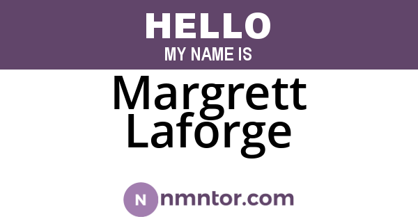 Margrett Laforge