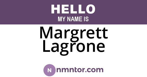 Margrett Lagrone