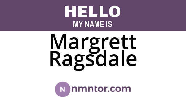 Margrett Ragsdale