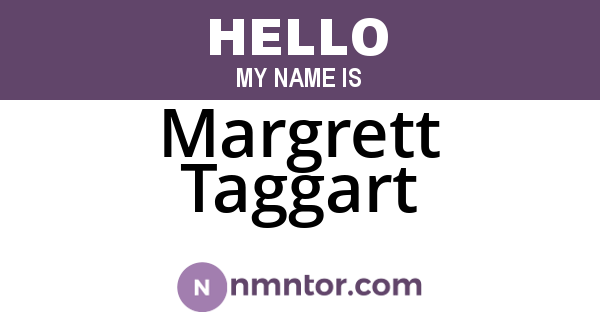 Margrett Taggart