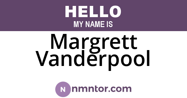 Margrett Vanderpool
