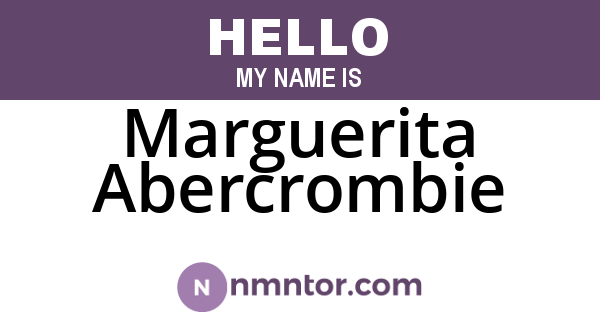 Marguerita Abercrombie
