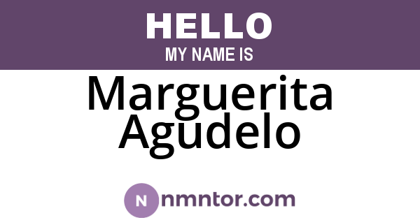 Marguerita Agudelo