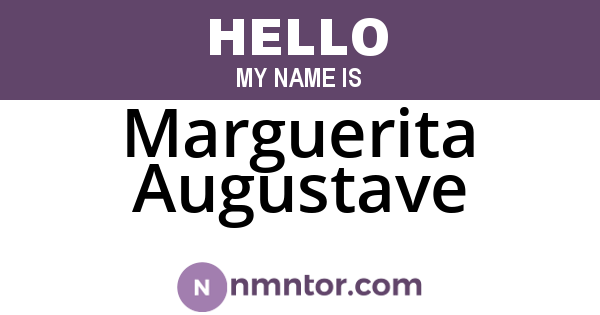 Marguerita Augustave