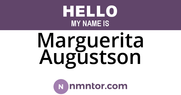 Marguerita Augustson