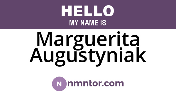 Marguerita Augustyniak