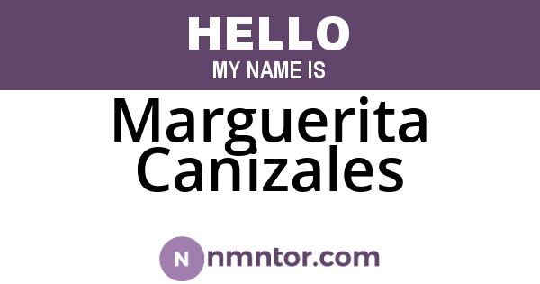 Marguerita Canizales