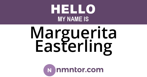 Marguerita Easterling