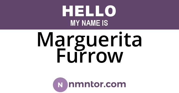 Marguerita Furrow