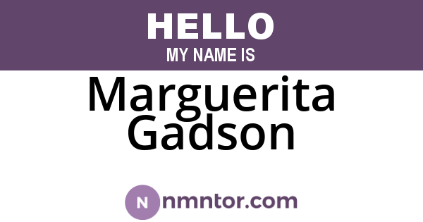 Marguerita Gadson