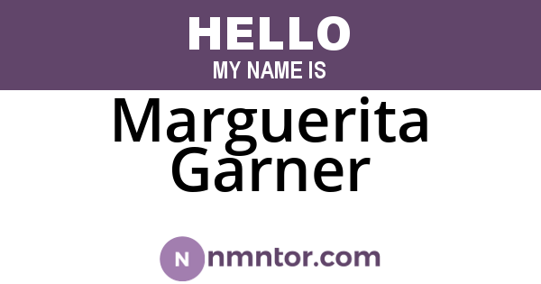 Marguerita Garner