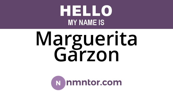 Marguerita Garzon