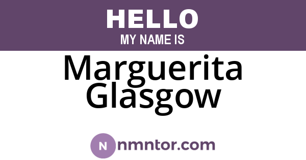 Marguerita Glasgow