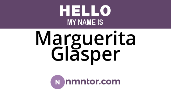 Marguerita Glasper