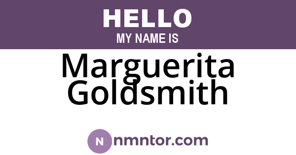 Marguerita Goldsmith