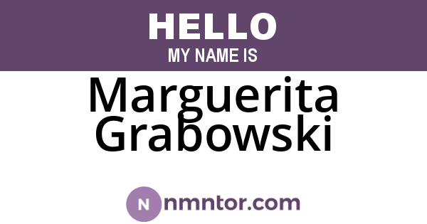 Marguerita Grabowski