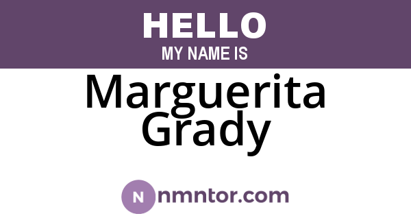 Marguerita Grady