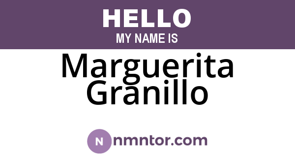 Marguerita Granillo