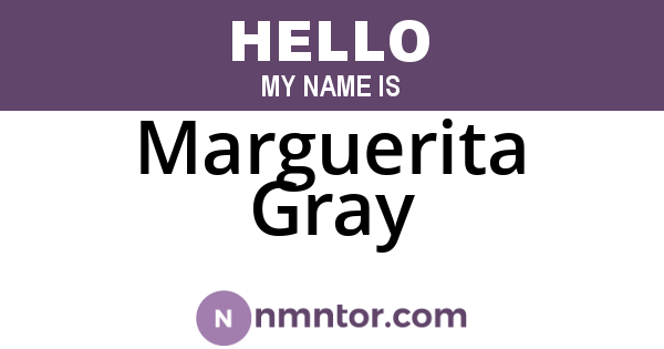 Marguerita Gray
