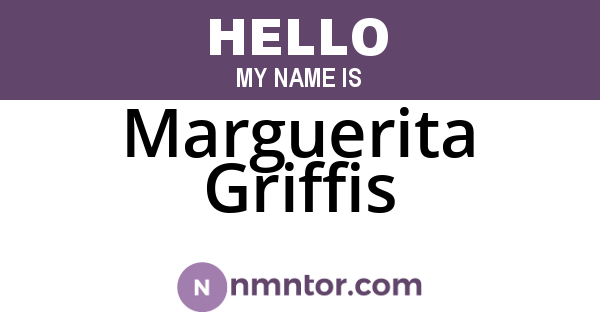 Marguerita Griffis